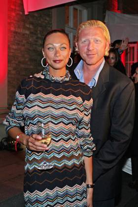 Boris Becker, Ex-Tennisprofi und seine Freundi Lilli, bei der Verleihung des SPORT BILD Award 2007 in Hamburg an der Elbchaussee in der Elb Lounge Copyright Passig 13.08.2007 Berlin Deutschland