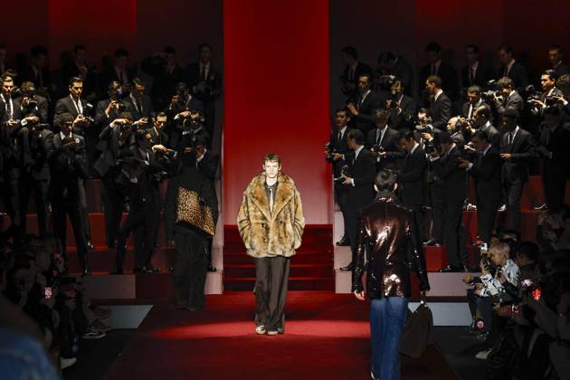 Bilder des Jahres 2025, Entertainment 01 Januar Entertainment Themen der Woche KW03 Défilé Dolce Gabbana pendant la semaine de la mode masculine automne hiver 2025 2026 de Milan Défilé Dolce Gabbana pendant la semaine de la mode masculine automne hiver 2025 2026 de Milan, Italie, le 18 janvier 2025 Dolce Gabbana fashion show during Milan Mens Fashion Week Fall Winter 2025 2026 in Milan, Italy, on January 18, 2025 Milan Italie  Copyright: xAgencex xBestimagexAgencex xBestimagex