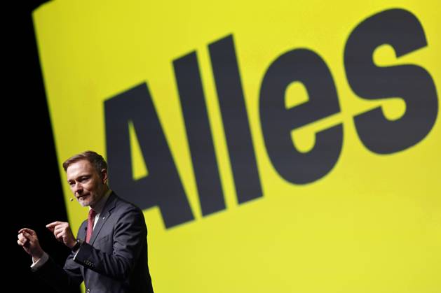 Bilder des Jahres 2025, News 01 Januar News Themen der Woche KW03 News Bilder des Tages Politiker Christian Lindner (FDP), ehemaliger Bundesfinanzminister der Ampel-Koalition, auf dem Neujahrsempfang der FDP NRW im Maritim Hotel Düsseldorf. Düsseldorf, 19.01.2025 NRW Deutschland Copyright: xChristophxHardtx