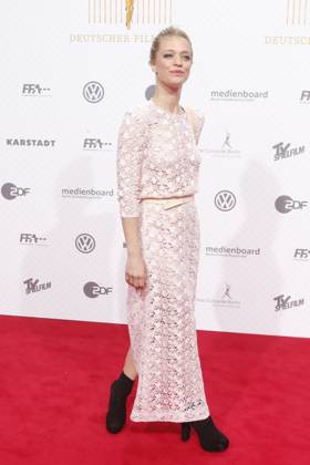 Heike Makatsch bei der Verleihung des 63. Deutscher Filmpreis 2013 in Berlin, Roter Teppich, LOLA, Berlin Deutschland, Germany