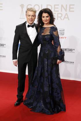 Michael Mittermaier und Ehefrau Gudrun bei der 51. Goldene Kamera, Preisverleihung in Hamburg, Roter Teppich, Hamburg Deutschland, Germany