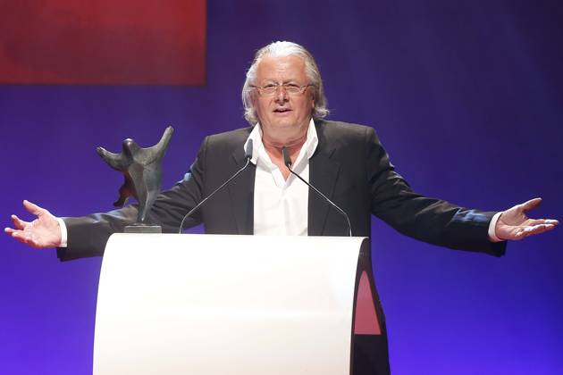 Preistraeger Frank Castorf bei der Verleihung des 23. B.Z.-Kulturpreis 2014 in Berlin, Theater am Kurfuerstendamm, Preisverleihung, Berlin Deutschland, Germany