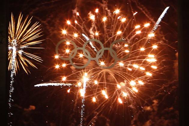 Pyronale 2011, Feuerwerkschampionat auf dem Maifeld am Berliner Olympiastadion, Berlin Deutschland, Germany