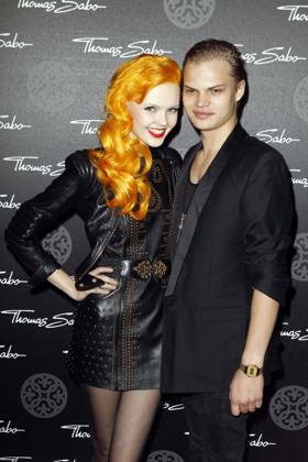 Bonnie Strange und Wilson Gonzales Ochsenknecht bei der Praesentation der Thomas Sabo Schmuckkollektion 2012 im Berliner Klub Goya, Berlin Deutschland, Germany