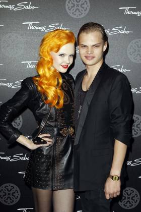 Bonnie Strange und Wilson Gonzales Ochsenknecht bei der Praesentation der Thomas Sabo Schmuckkollektion 2012 im Berliner Klub Goya, Berlin Deutschland, Germany