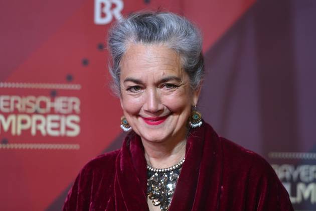 Irina WANKA (Schauspielerin), Einzelbild,angeschnittenes Einzelmotiv,Portraet,Portrait,Porträt. Roter Teppich,Red Carpet,Bayerischer Filmpreis 2024 am 24.01.2025 im Prinzregententheater in Muenchen.