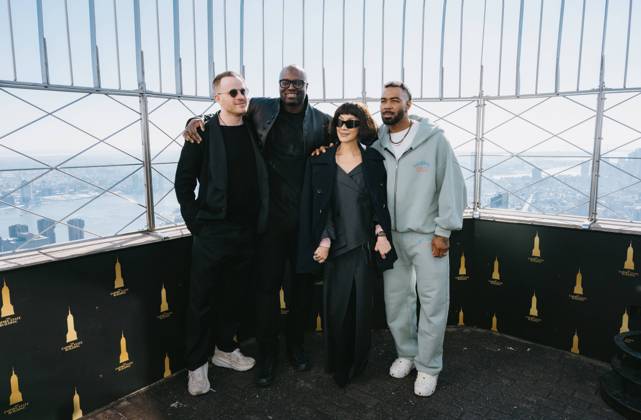 Bilder des Jahres 2025, Entertainment 01 Januar Entertainment Themen der Woche KW04 January 24, 2025, New York, Ny, United States: Rob Kazinky, Olatunde Osunsanmi, Michelle Yeoh, Omari Hardwick attend Star Trek: Section 31 Premiere Celebration in Partnership with World Central Kitchen to Support LA Wildfires Efforts at Empire State Building in New York. January 24, 2025. Dinara Khairova Zuma Press New York United States - ZUMAp281 20250124_zea_p281_002 Copyright: xPhotoxImagexPressx