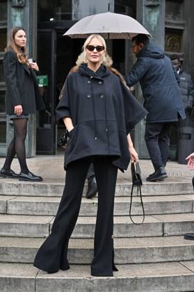 PFW Haute Couture Elie Saab Outside Arrivals JR Poppy Delevingne at Elie Saab show during Haute Couture Fashion Week in Paris, France on January 29, 2025. Photo by Julien Reynaud APS-Medias ABACAPRESS.COM Paris France Copyright: xReynaudxJulien APS-Medias ABACAx