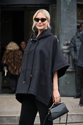 PFW Haute Couture Elie Saab Outside Arrivals JR Poppy Delevingne at Elie Saab show during Haute Couture Fashion Week in Paris, France on January 29, 2025. Photo by Julien Reynaud APS-Medias ABACAPRESS.COM Paris France Copyright: xReynaudxJulien APS-Medias ABACAx