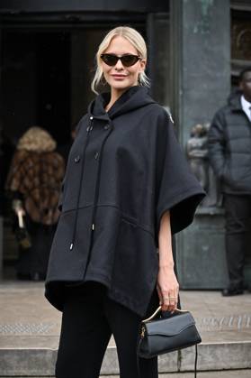 PFW Haute Couture Elie Saab Outside Arrivals JR Poppy Delevingne at Elie Saab show during Haute Couture Fashion Week in Paris, France on January 29, 2025. Photo by Julien Reynaud APS-Medias ABACAPRESS.COM Paris France Copyright: xReynaudxJulien APS-Medias ABACAx