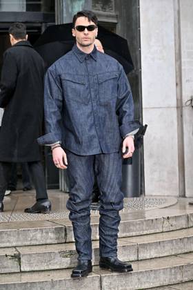 PFW Haute Couture Elie Saab Outside Arrivals JR Baptiste Giabiconi at Elie Saab show during Haute Couture Fashion Week in Paris, France on January 29, 2025. Photo by Julien Reynaud APS-Medias ABACAPRESS.COM Paris France Copyright: xReynaudxJulien APS-Medias ABACAx