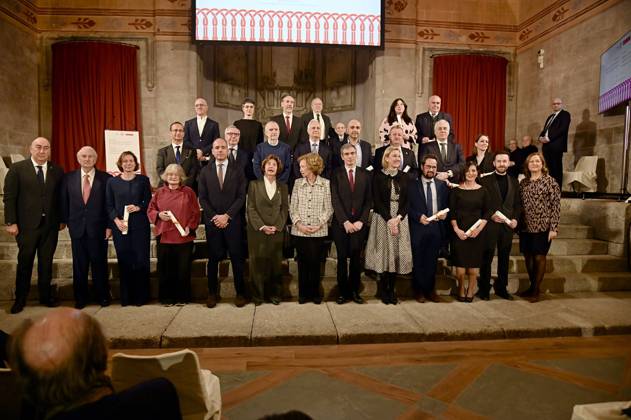 Queen Sofia of Greece during Europa Nostra and Hispania Nostra awards in Segovia on Friday, 31 January 2025. Cordon Press  ANTONIOxQUILEZ