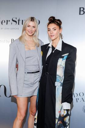 Berlin Fashion Week - LeGer Studio presented by Babor Lena Gercke und Stefanie Giesinger beim LeGer Studio presented by Babor im Rahmen der Berlin Fashion Week Herbst Winter 2025 im Reethaus im Flussbad am 01.02,2025 in Berlin. Copyright: xEventpressxKochanx