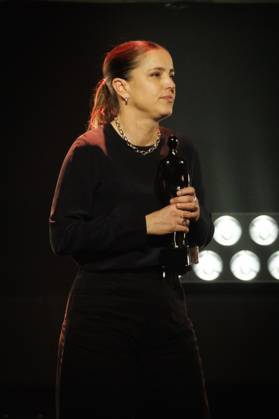 Best Costume for Ellen Blereau for Julie Zwijgt pictured at the award ceremony of the Ensors Flemish film prizes, as part of the Ostend Film Festival (17th edition) (31 01-08 02), Friday 07 February 2025, in Oostende.  KURTxDESPLENTER 111940272