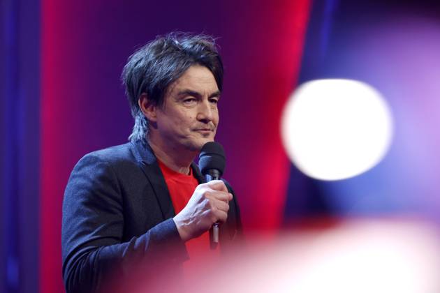 Comedian Matze Knop bei der 75. Verleihung des Ordens Wider den tierischen Ernst durch den Aachener Karnevalsverein (AKV) im Eurogress. Der Aachener Karnevalsverein will damit Persönlichkeiten ehren, die Humor und Menschlichkeit im Amt beweisen. Aachen, 08.02.2025 NRW Deutschland Copyright: xChristophxHardtx