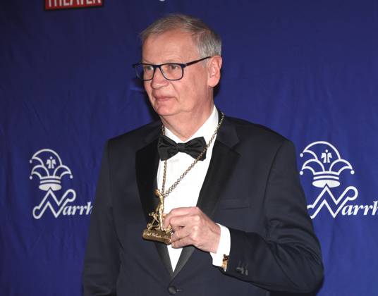 Guenther Jauch Moderator Karl Valentin Orden Preistraeger Muenchen 08.02.2025 Deutsches Theater Grosser Narrhalla Ball SoirÃ e mit Verleihung des Karl Valentin Orden an Guenther Jauch, Moderator, Journalist Produzent Muenchen