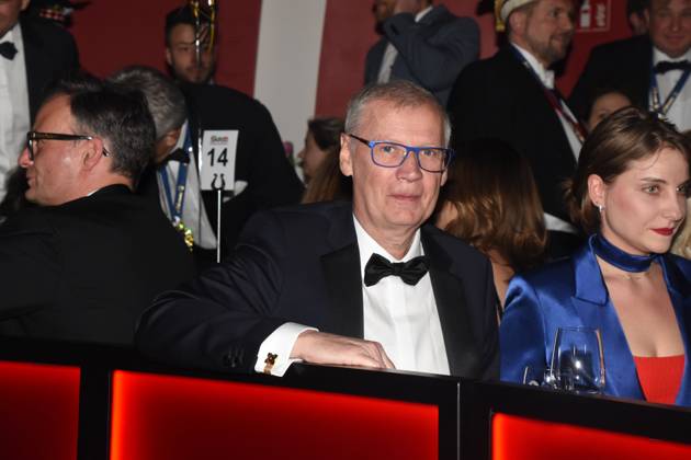 Guenther Jauch Moderator Karl Valentin Orden Preistraeger Mona Meiller Muenchen 08.02.2025 Deutsches Theater Grosser Narrhalla Ball SoirÃ e mit Verleihung des Karl Valentin Orden an Guenther Jauch, Moderator, Journalist Produzent Muenchen