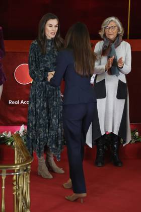 Queen Letizia presides over the Spanish Royal Academy of Sciences Foundation FRACE Awards Queen Letizia presents the Young Female Scientific Talent Award to Ivana Gasulla in the category of Sciences Applied to Technology within the Spanish Royal Academy of Sciences Foundation FRACE Awards, in the framework of the International Day of Women and Girls in Science, Mastercard and the Royal Academy of Sciences Foundation of Spain, on February 11, 2025, in Madrid Spain FAMOUS QUEENS QUEEN FRACE AWARDS SCIENCE Antonio Gutié Madrid Madrid Spain  Copyright: xAntonioxGutiÃ rrezx 6512068