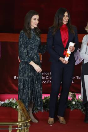 Queen Letizia presides over the Spanish Royal Academy of Sciences Foundation FRACE Awards Queen Letizia presents the Young Female Scientific Talent Award to Ivana Gasulla in the category of Sciences Applied to Technology within the Spanish Royal Academy of Sciences Foundation FRACE Awards, in the framework of the International Day of Women and Girls in Science, Mastercard and the Royal Academy of Sciences of Spain Foundation, on February 11, 2025, in Madrid Spain FAMOUS QUEENS QUEEN FRACE AWARDS SCIENCE Antonio Gutié Madrid Madrid Spain  Copyright: xAntonioxGutiÃ rrezx 6512074