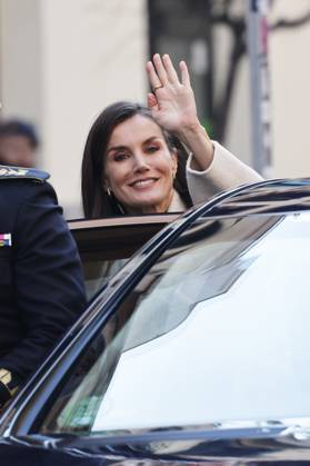 Queen Letizia presides over the Royal Academy of Sciences of Spain FRACE Foundation Awards Queen Letizia at the exit of the Royal Academy of Sciences of Spain FRACE Foundation Awards, in the framework of the International Day of Women and Girls in Science, Mastercard and the Royal Academy of Sciences of Spain Foundation, February 11, 2025, in Madrid Spain FAMOSOSOS REALEZA REINA FRACE AWARDS SCIENCE Antonio Gutié Madrid Madrid Madrid Spain  Copyright: xAntonioxGutiÃ rrezx 6512493