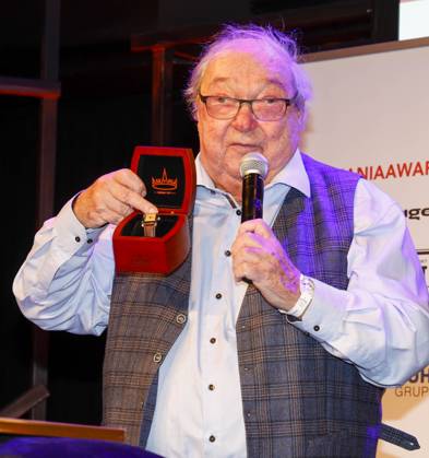 Preisträger Jacki Schwarz bei der 17. Verleihung des ASKANIA-Award im Quatsch Comedy Club Berlin.