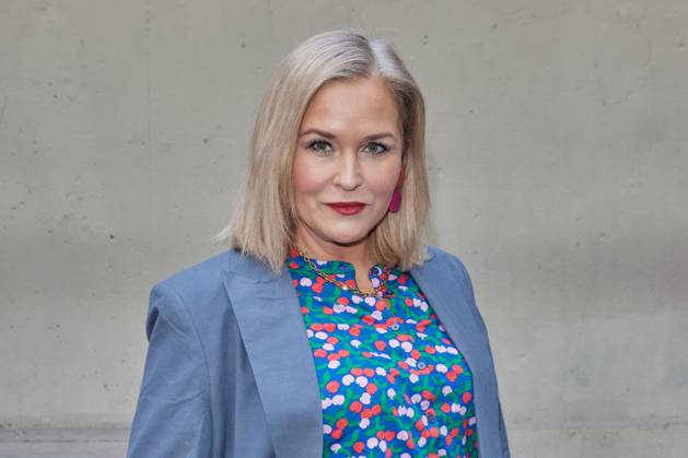 Judith Hoersch - Gaesteankunft zur Verleihung des Kurzfilmpreises BLAUE BLUME von Romance TV im Prince Charles in Berlin am 12.02.2025. Kurzfilmpreis BLAUE BLUME