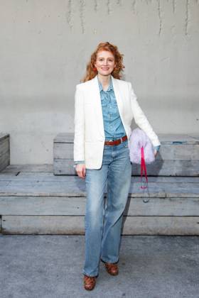 Award - Blaue Blume 2025 Silke Franz bei der Verleihung BLAUE BLUME von Romance TV im Prince Charles am 12.02.2024 in Berlin. Copyright: xEventpressxKochanx