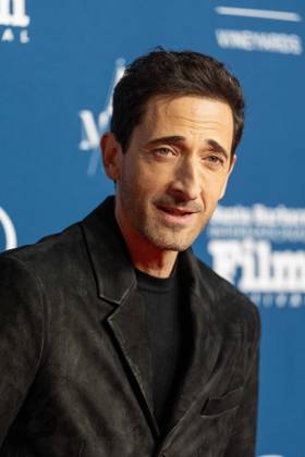 February 13, 2025, Santa Barbara, California, USA: Adrien Brody and Guy Pearce arrive at the red carpet Thursday night to receive the Cinema Vanguard Award at the 40th annual Santa Barbara International Film Festival. Spotlighting their performances in Brady CorbetÃ¢â‚¬â ¢s THE BRUTALIST, BrodyÃ¢â‚¬â ¢s portrayal of Toth highlights an immigrantÃ¢â‚¬â ¢s struggle to overcome his war-torn past and rebuild his life in a Post-War America. Pearce, in contrast, delivers a chilling, domineering performance as a wealthy art patron whose vision of American modernity collides with TothÃ¢â‚¬â ¢s. The tension between the two not only drives the narrative but also symbolizes the larger struggle between innovation and tradition. Santa Barbara USA - ZUMAa35_ 20250213_zaf_a35_017 Copyright: xDanielxA.xAndersonx