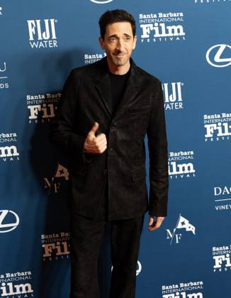 February 13, 2025, Santa Barbara, California, USA: Adrien Brody arrives at the red carpet Thursday night to receive the Cinema Vanguard Award at the 40th annual Santa Barbara International Film Festival. Spotlighting their performances in Brady CorbetÃ¢â‚¬â ¢s THE BRUTALIST, BrodyÃ¢â‚¬â ¢s portrayal of Toth highlights an immigrantÃ¢â‚¬â ¢s struggle to overcome his war-torn past and rebuild his life in a Post-War America. Pearce, in contrast, delivers a chilling, domineering performance as a wealthy art patron whose vision of American modernity collides with TothÃ¢â‚¬â ¢s. The tension between the two not only drives the narrative but also symbolizes the larger struggle between innovation and tradition. Santa Barbara USA - ZUMAa35_ 20250213_zaf_a35_022 Copyright: xDanielxA.xAndersonx