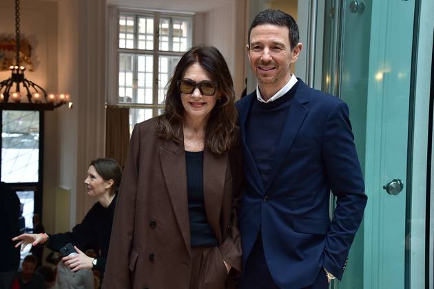 FFF Berlinale Empfang 2025 Berlin Iris Berben mit Sohn Oliver Berben Ankunft zum FFF Berlinale Empfang 2025 zur 75.ten Berlinale in Berlin, am 14.02.2025