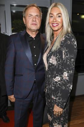 Uwe Ochsenknecht mit Freundin Kirsten Kiki Viebrock zu Gast bei der Premierenparty nach der Weltpremiere des Kino Films Ich war noch niemals in New York am Mittwoch 09.10.2019 im Cinedom in Koeln NRW Deutschland