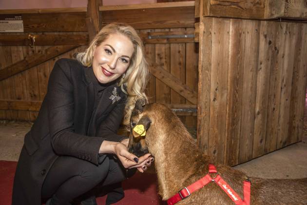Kathrin Glock during the Gut Aiderbichl Christmas Market opening on November 12, 2019 in Henndorf am Wallersee, Austria Tirol Austria