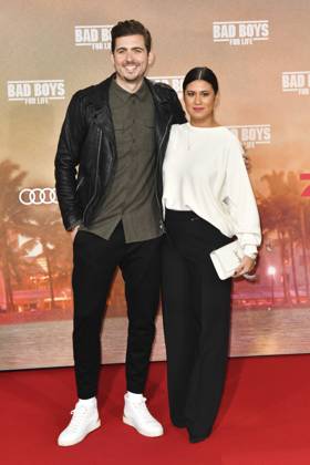 Steffi Brungs und Mann Christian Wackert zu Gast auf dem roten Teppich bei Bad Boys For Life Europa Kino Film Premiere im Zoo Palast in Berlin am Dienstag 07.01.2020 in Berlin Berlin Deutschland