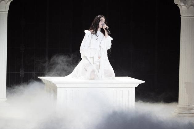 40th Les Victoires De La Musique-Boulogne-Billancourt Solenn performs on stage at the 40th Les Victoires De La Musique at La Seine Musicale on February 14, 2025 in Boulogne-Billancourt, France. Photo by David NIVIERE ABACAPRESS.COM BOULOGNE-BILLANCOURT France  Copyright: xNivierexDavid ABACAPRESS.COMx