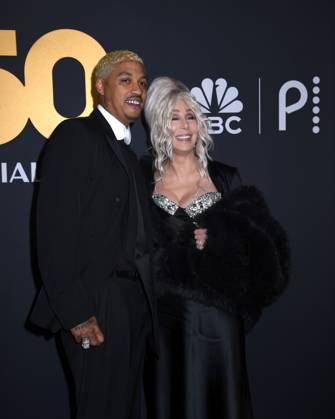 February 16, 2025, New York, New York, Unites States: Alexander Edwards and Cher attend the SNL50: The Anniversary Show at 30 Rockefeller Plaza in New York. February 16, 2025. New York Unites States - ZUMAp281 20250216_zea_p281_097 Copyright: xPhotoxImagexPressx