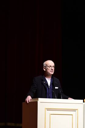 Jürgen Bönninger bei der Verleihung des Friedenspreis Dresden 2025 - International Peace Prize an den Europäischen Gerichtshof für Menschenrechte (EGMR) in der Semperoper. Dresden, 16.02.2025 Sachsen Germany Copyright: xMatthiasxWehnertx