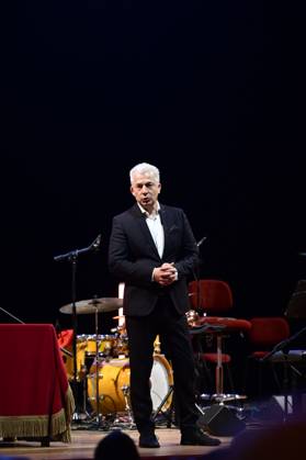 Peter Ufer bei der Verleihung des Friedenspreis Dresden 2025 - International Peace Prize an den Europäischen Gerichtshof für Menschenrechte (EGMR) in der Semperoper. Dresden, 16.02.2025 Sachsen Germany Copyright: xMatthiasxWehnertx
