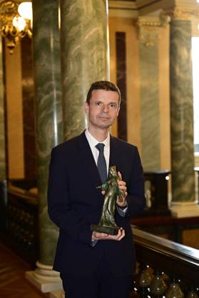 Marko Bosnjak bei der Verleihung des Friedenspreis Dresden 2025 - International Peace Prize an den Europäischen Gerichtshof für Menschenrechte (EGMR) in der Semperoper. Dresden, 16.02.2025 Sachsen Germany Copyright: xMatthiasxWehnertx