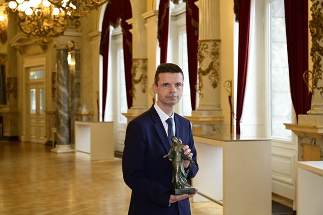 Marko Bosnjak bei der Verleihung des Friedenspreis Dresden 2025 - International Peace Prize an den Europäischen Gerichtshof für Menschenrechte (EGMR) in der Semperoper. Dresden, 16.02.2025 Sachsen Germany Copyright: xMatthiasxWehnertx
