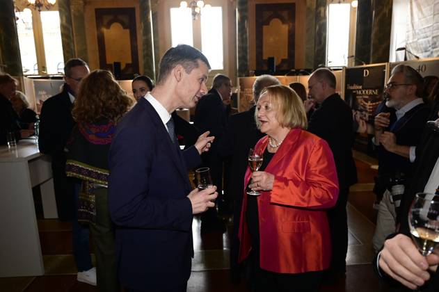 Marko Bosnjak und Sabine Leutheusser-Schnarrenberger bei der Verleihung des Friedenspreis Dresden 2025 - International Peace Prize an den Europäischen Gerichtshof für Menschenrechte (EGMR) in der Semperoper. Dresden, 16.02.2025 Sachsen Germany Copyright: xMatthiasxWehnertx