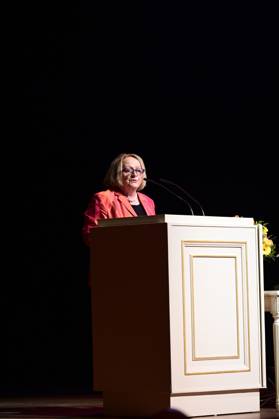 Sabine Leutheusser-Schnarrenberger bei der Verleihung des Friedenspreis Dresden 2025 - International Peace Prize an den Europäischen Gerichtshof für Menschenrechte (EGMR) in der Semperoper. Dresden, 16.02.2025 Sachsen Germany Copyright: xMatthiasxWehnertx