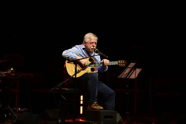 Wolf Biermann bei der Verleihung des Friedenspreis Dresden 2025 - International Peace Prize an den Europäischen Gerichtshof für Menschenrechte (EGMR) in der Semperoper. Dresden, 16.02.2025 Sachsen Germany Copyright: xMatthiasxWehnertx
