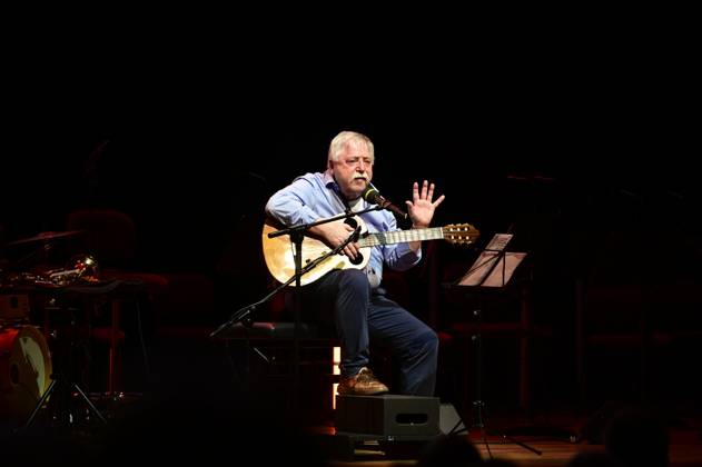 Wolf Biermann bei der Verleihung des Friedenspreis Dresden 2025 - International Peace Prize an den Europäischen Gerichtshof für Menschenrechte (EGMR) in der Semperoper. Dresden, 16.02.2025 Sachsen Germany Copyright: xMatthiasxWehnertx