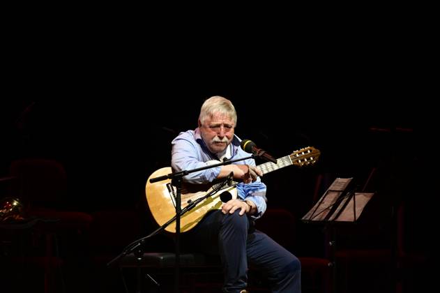 Wolf Biermann bei der Verleihung des Friedenspreis Dresden 2025 - International Peace Prize an den Europäischen Gerichtshof für Menschenrechte (EGMR) in der Semperoper. Dresden, 16.02.2025 Sachsen Germany Copyright: xMatthiasxWehnertx