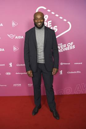 Aristo Luis beim 99Fire Films Award während der Berlinale 2025 in der Astor Film Lounge. Berlin, 19.02.2025