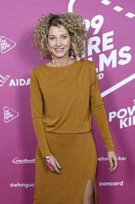 Aline von Drateln beim 99Fire Films Award während der Berlinale 2025 in der Astor Film Lounge. Berlin, 19.02.2025