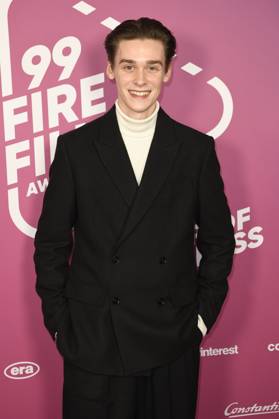 Mike Leon Lichtenberg beim 99Fire Films Award während der Berlinale 2025 in der Astor Film Lounge. Berlin, 19.02.2025
