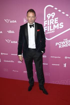 Stefan Kiwit beim 99Fire Films Award während der Berlinale 2025 in der Astor Film Lounge. Berlin, 19.02.2025