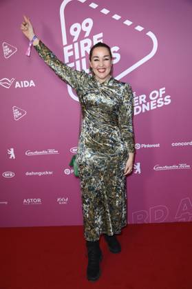 Claudia Campus beim 99Fire Films Award während der Berlinale 2025 in der Astor Film Lounge. Berlin, 19.02.2025