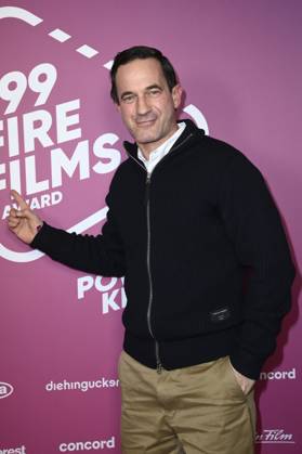 Sönke Möhring beim 99Fire Films Award während der Berlinale 2025 in der Astor Film Lounge. Berlin, 19.02.2025